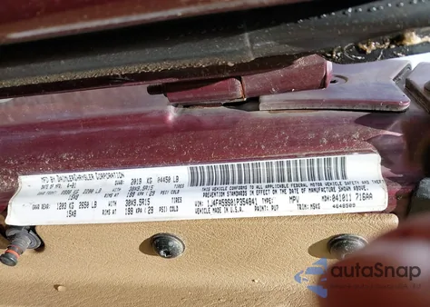 2001 Jeep Wrangler Sahara z USA, uszkodzony, nr VIN 1J4FA59S01P354841